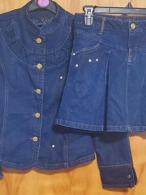 COTLER GIRL SUIT SKIRT FASHION GIRL SET